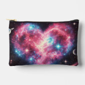 Astronaut Love Nebula Zipper Pouch Etui (Voorkant)