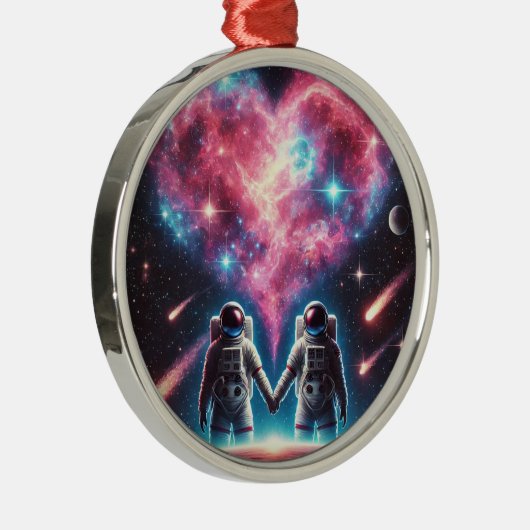 Astronaut Love Ornament (Rechts)