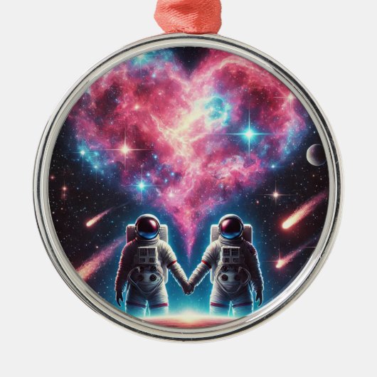 Astronaut Love Ornament (Voorkant)
