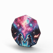 Astronaut Love Photo Block Fotoblokken (Rechts)