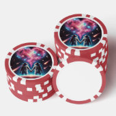 Astronaut Love Poker Chip (Opstapeling)