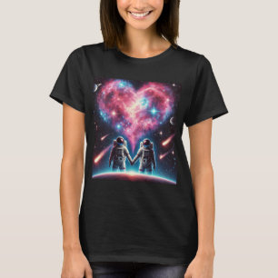Astronaut Love T-shirt voor vrouwen