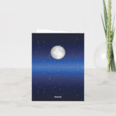 Astronaut  Love You to the Moon Card  Kaart (Achterkant)