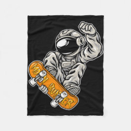 Astronaut Maan Renner Fleece Deken