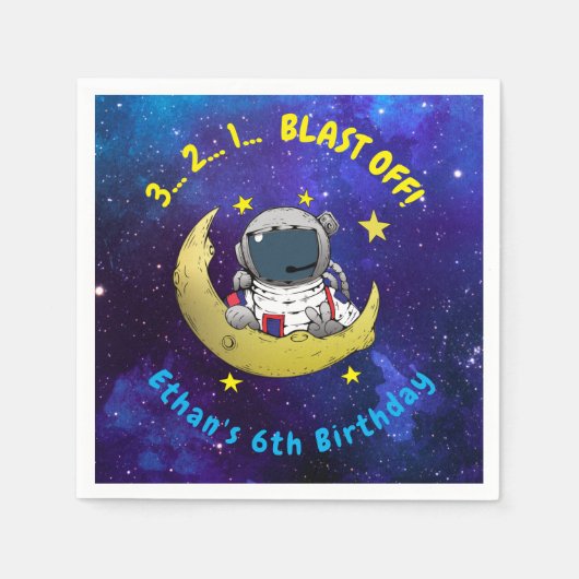 Astronaut & Maan Servet (Voorkant)