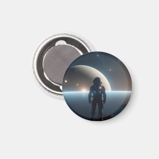 astronaut magneet (Voorkant / Achterkant)