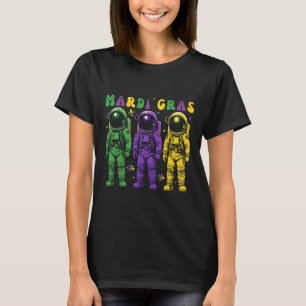 Astronaut Mardi Gras Groovy Astronomy New Orleans, T-shirt