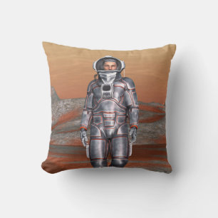 Astronaut Mars - Ruimteverkenner op Buitenlandse P Kussen