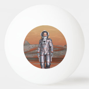 Astronaut Mars - Ruimteverkenner op Buitenlandse P Pingpongbal