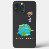 astronaut met ballonnen landing aarde Case-Mate iPhone case (Achterkant)