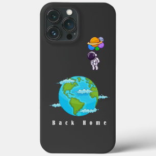 astronaut met ballonnen landing aarde Case-Mate iPhone case