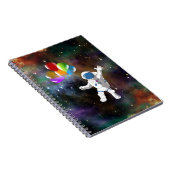 Astronaut met ballonnen notitieboek (Rechterzijde)