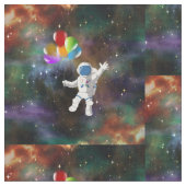 Astronaut met ballonnen stof (Close Up)