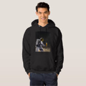 Astronaut met een punt hoodie (Voorkant volledig)