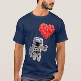Astronaut met hartballonnen T-Shirt