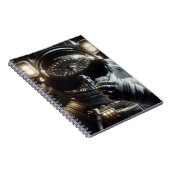 Astronaut met reflectie van UFO Notitieboek (Rechterzijde)