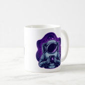 Astronaut Met Vlinder Koffiemok (Voorkant rechts)