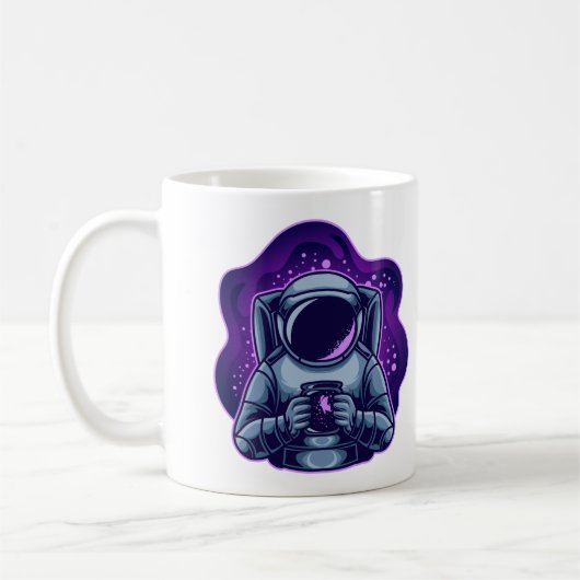 Astronaut Met Vlinder Koffiemok (Links)