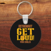 Astronaut Middelbare School Get Loud War Eagles Sleutelhanger (Voorkant)