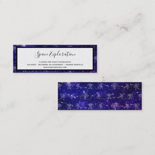 Astronaut Mini Visitekaartje (Voorkant / Achterkant)