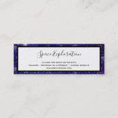 Astronaut Mini Visitekaartje (Voorkant)