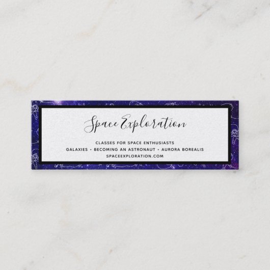 Astronaut Mini Visitekaartje (Voorkant)