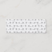 Astronaut Mini Visitekaartje (Achterkant)