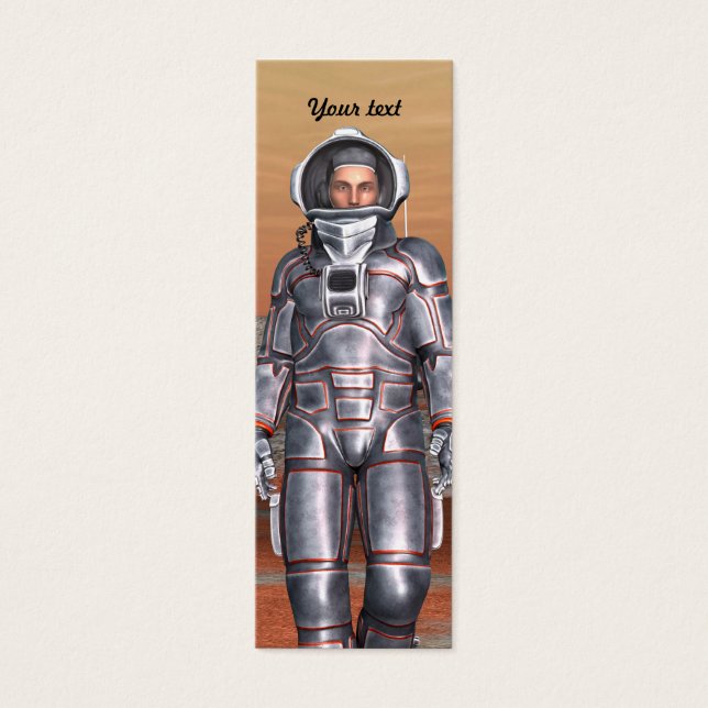 Astronaut Mini Visitekaartjes (Voorkant)