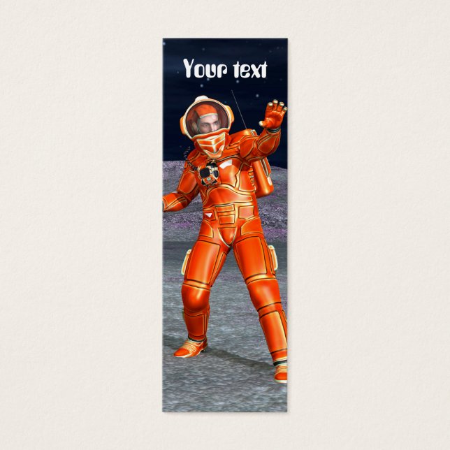 Astronaut Mini Visitekaartjes (Voorkant)