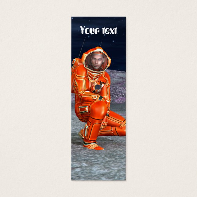Astronaut Mini Visitekaartjes (Voorkant)