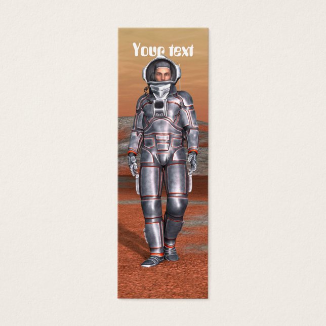 Astronaut Mini Visitekaartjes (Voorkant)