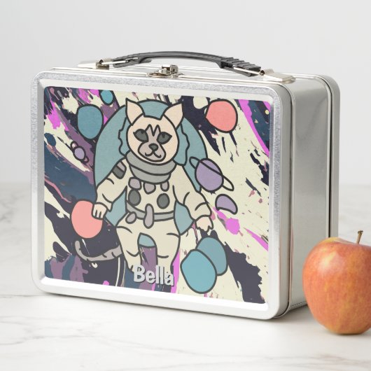 Astronaut minimalistische kat in de ruimte | Grapp (In situ)