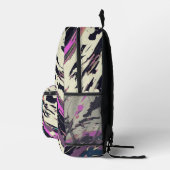 Astronaut minimalistische kat in de ruimte | Grapp Bedrukte Rugzak (Rechts)