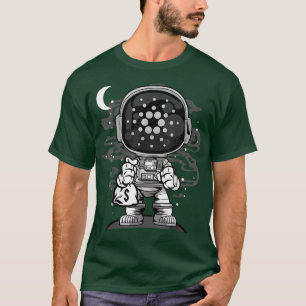 Astronaut Money Cardano ADA Coin Crypto Token HODL T-shirt