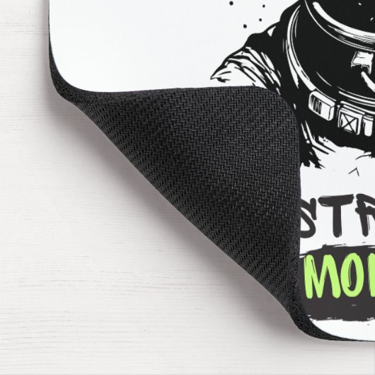 Astronaut Monkey Cool Computer Muismat (Hoek)