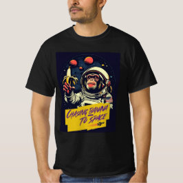 Astronaut Monkey Graphic T-shirt