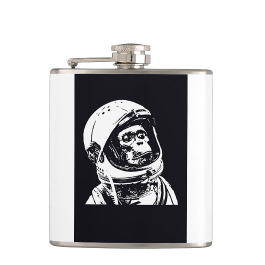 Astronaut Monkey Heupfles (Voorkant)