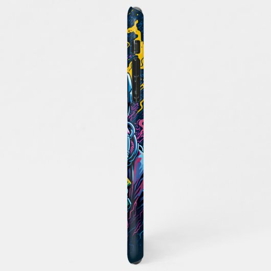 astronaut monkey iPhone hoesje (Linkerkant)