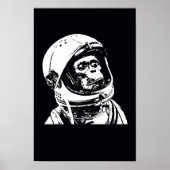 Astronaut Monkey Poster (Voorkant)