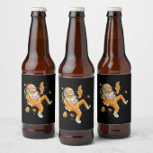 Astronaut Monkey Space Bier Etiket (Flessen)