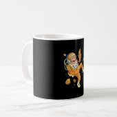 Astronaut Monkey Space Koffiemok (Voorkant links)