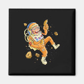 Astronaut Monkey Space Magneet (Voorkant)
