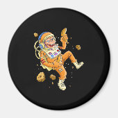 Astronaut Monkey Space Magneet (Voorkant)