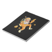 Astronaut Monkey Space Notitieblok (Linkerzijde)