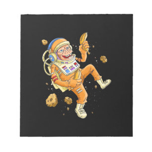 Astronaut Monkey Space Notitieblok