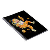 Astronaut Monkey Space Notitieboek (Rechterzijde)