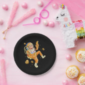 Astronaut Monkey Space Papieren Bordje (Feest)