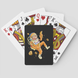 Astronaut Monkey Space Pokerkaarten