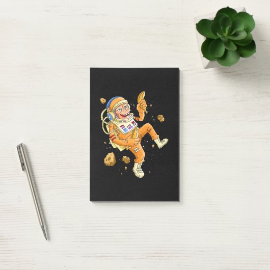 Astronaut Monkey Space Post-it® Notes (Kantoor)