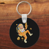 Astronaut Monkey Space Sleutelhanger (Voorkant)